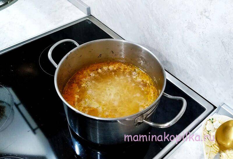 Домашняя лапша с курицей