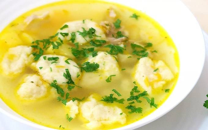 Суп с клецками: 5 самых лучших рецептов с пошаговыми фото