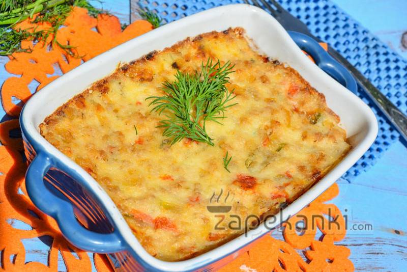 Запеканка из баклажанов с мясом в духовке