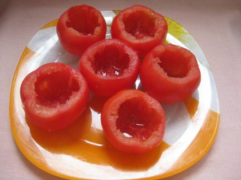 Фаршированные помидоры в духовке с мясным фаршем