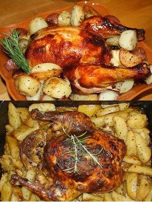 Курица кусочками в духовке