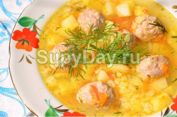 Фрикадельки с рисом рецепт