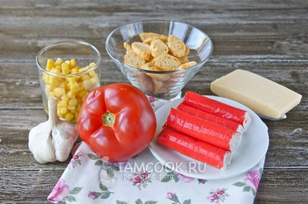 Салаты с крабовыми палочками