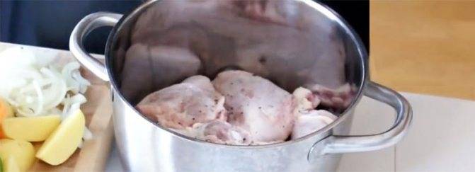 Овощное рагу с курицей