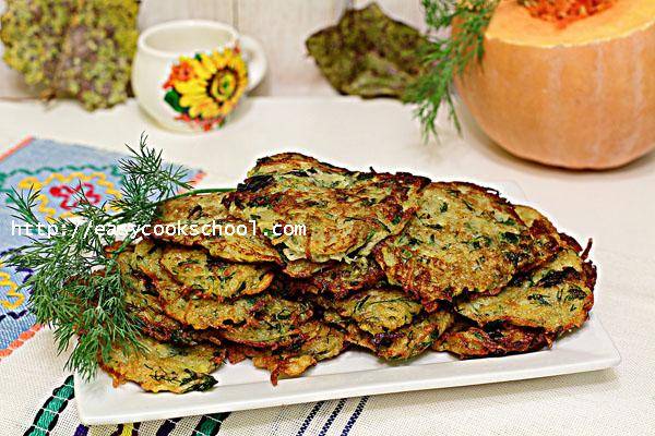 Драники из тыквы