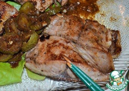 Макароны с сыром фета и овощами