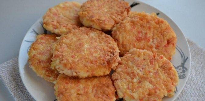 Котлеты из крабовых палочек