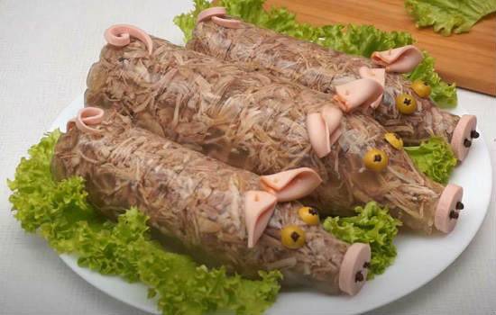 Холодец из свинины на праздничный стол