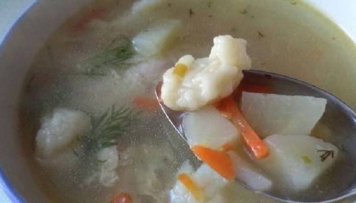 Куриный суп с клецками