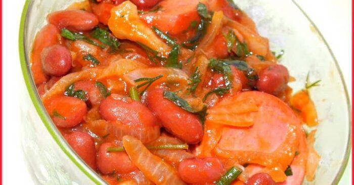 Рецепт фасоль отварная с овощами. калорийность, химический состав и пищевая ценность