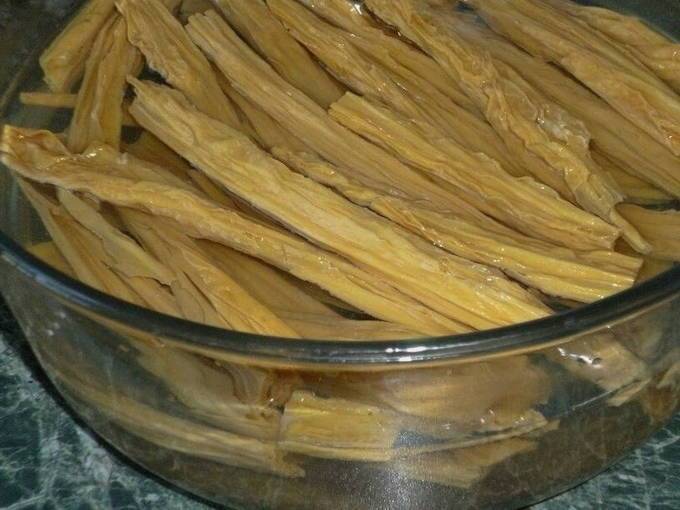 Салат из спаржи по корейски