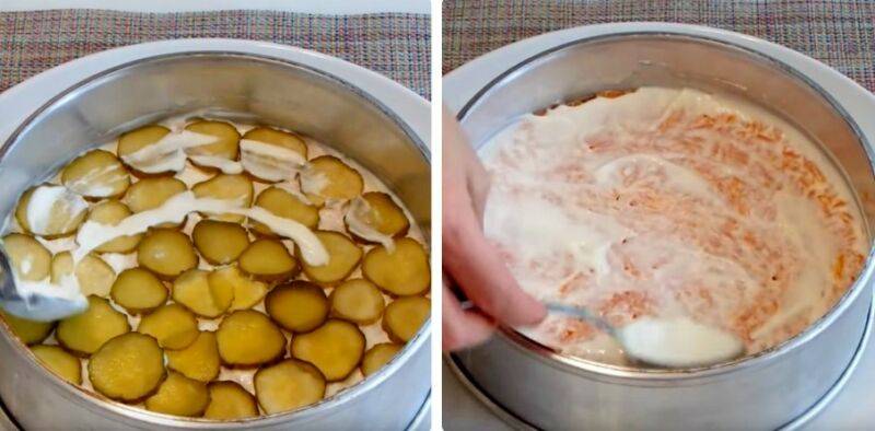 Салаты рыбой горячего копчения: пошаговые фото-рецепты