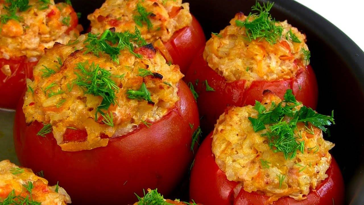 Помидоры, фаршированные сыром и чесноком — пошаговый рецепт с фото