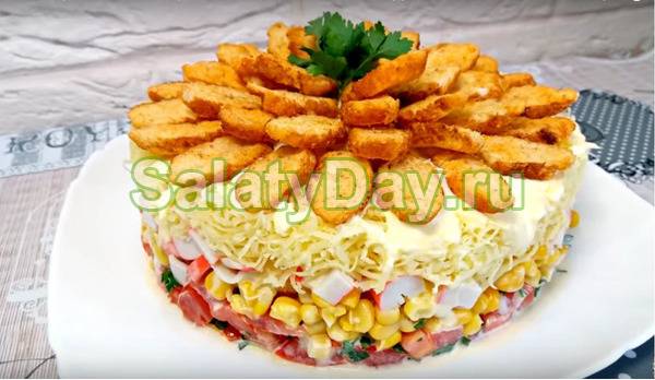 Салаты с крабовыми палочками