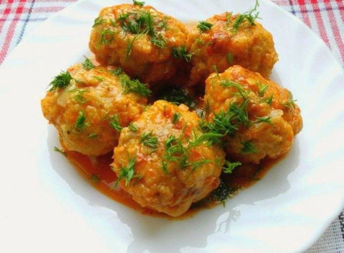 Фрикадельки из индейки в сливочном соусе