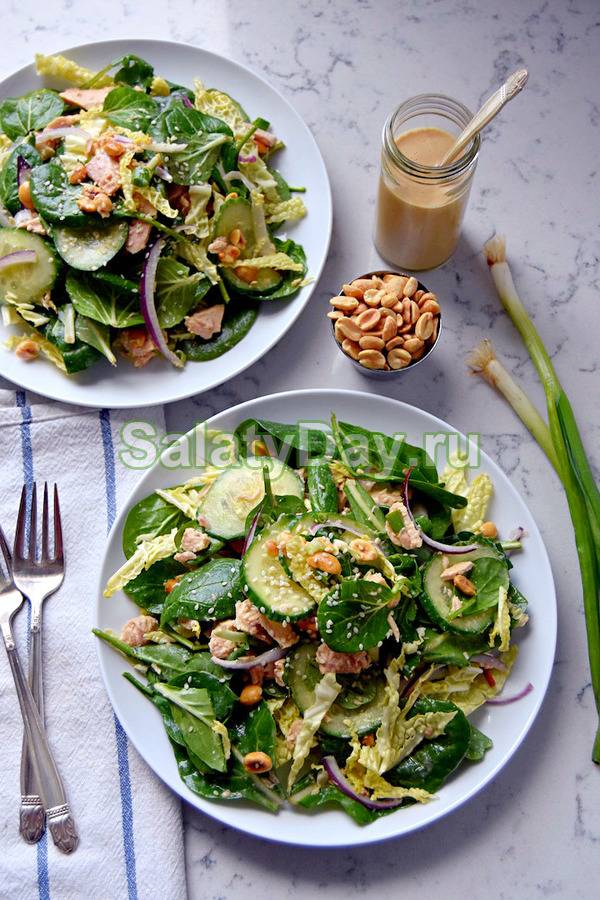 Салат с консервированным тунцом. 9 очень вкусных рецептов с фото