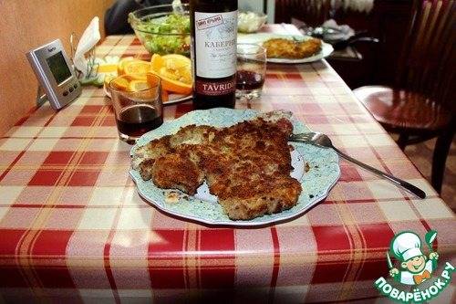 Как приготовить шницель свиной в духовке и на сковороде