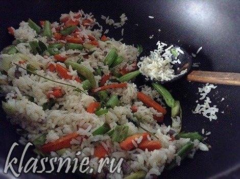 Рис с грибами