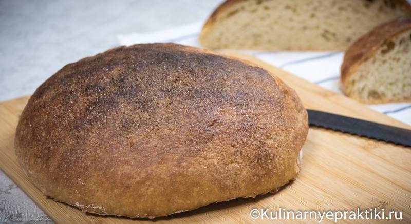 Домашний хлеб без замеса - наконец-то без вкуса и запаха дрожжей. ржано-пшеничный и пшеничный 2 в 1