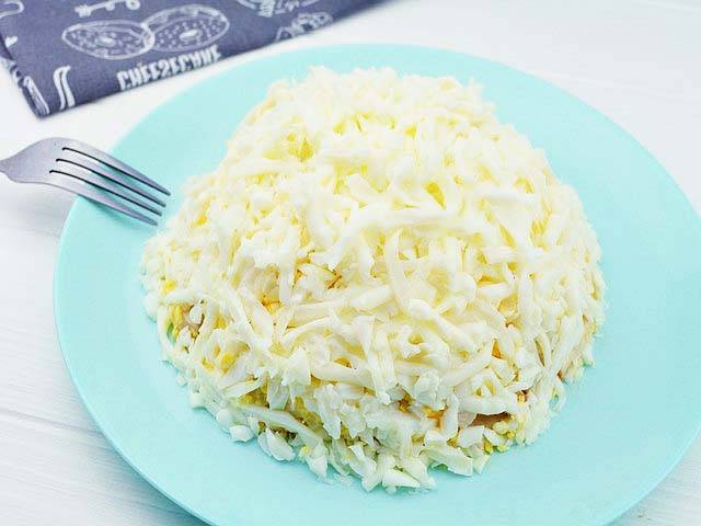 Салат ночь с курицей