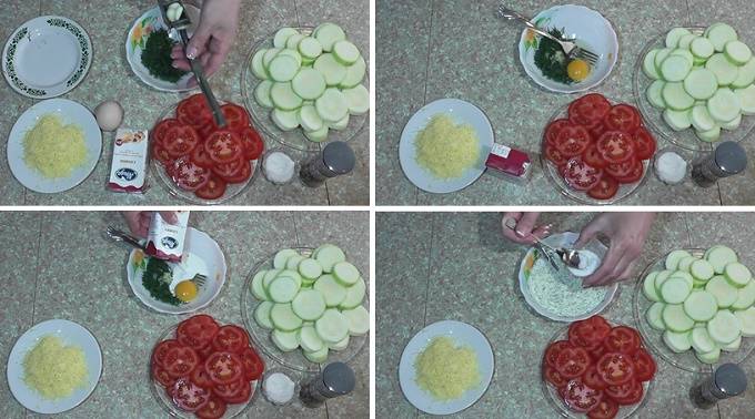 Запеканка из кабачков с сыром