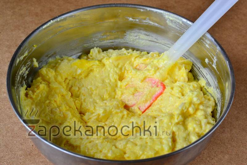 Рисовая запеканка с яблоками в мультиварке