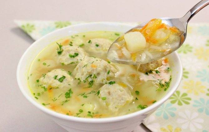 Суп с плавленым сыром