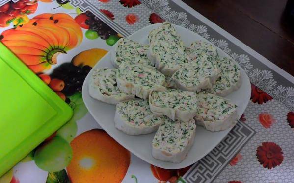Рулеты из лаваша