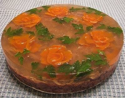 Холодец из свинины на праздничный стол