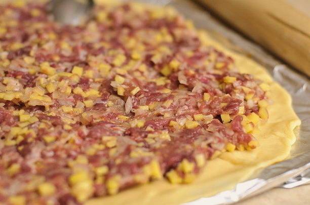 Готовим картофельный пирог с фаршем
