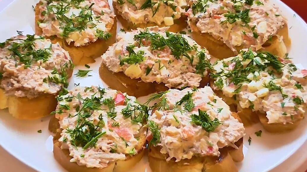 Бутерброды на праздничный стол