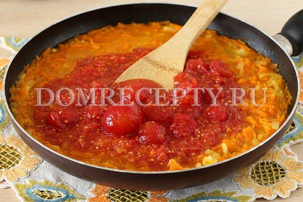 Запеканка из тыквы с фаршем