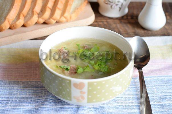 Классическая шурпа из свинины