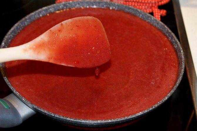 Соус из клубники