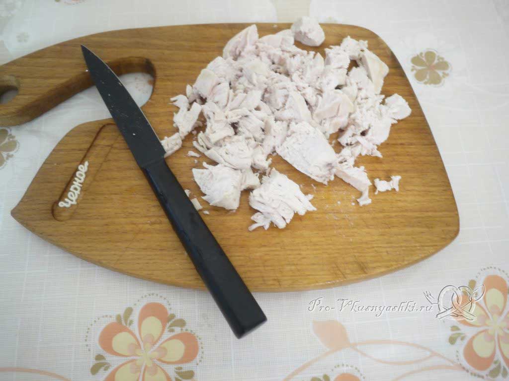 Салат с фасолью и грибами