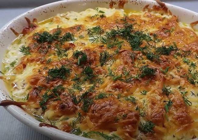 Запеканка из кабачков с сыром