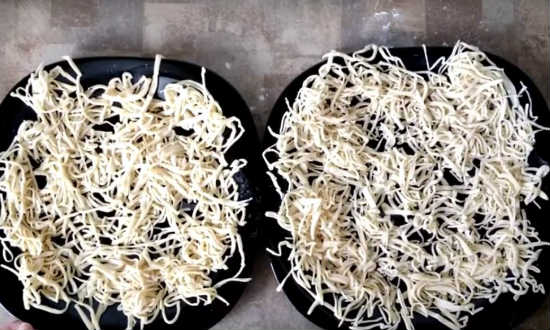 Домашняя лапша с курицей