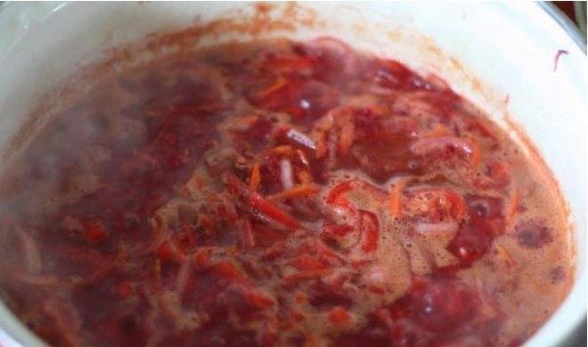 Рецепт фасоль по монастырски с овощами пиканта