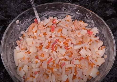 Салаты с крабовыми палочками