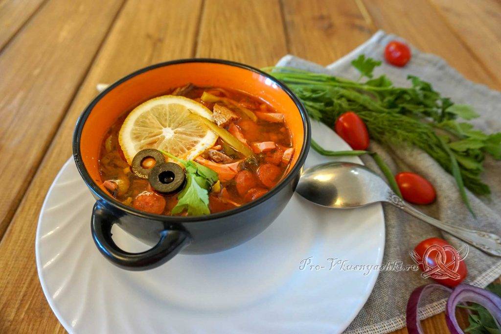 Солянка классическая - 7 домашних вкусных рецептов