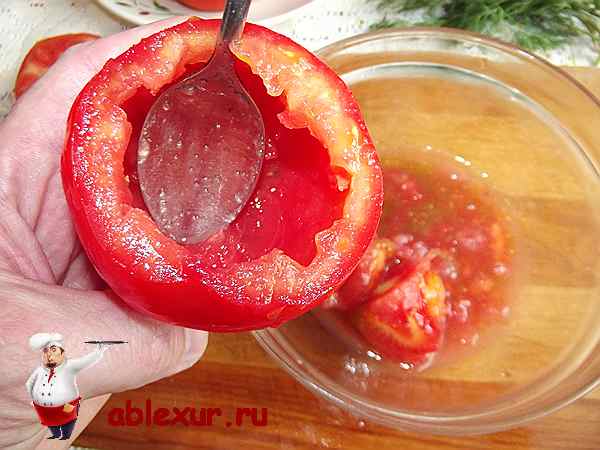 Фаршированные помидоры в духовке с мясным фаршем