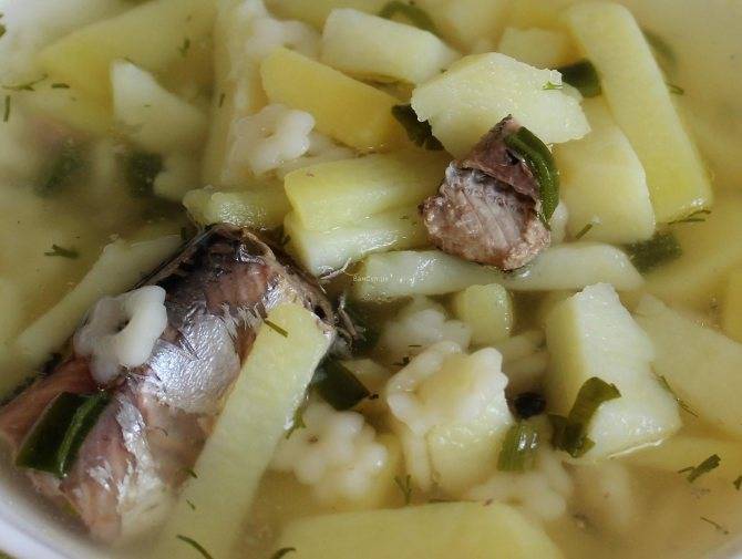 Рыбный суп из сайры - классический рецепт с пошаговыми фото