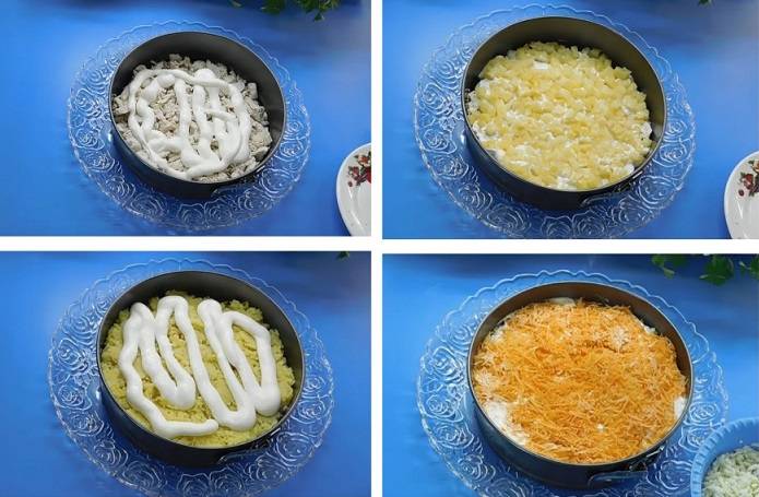 Салат с курицей и ананасами: классические рецепты очень вкусных салатов