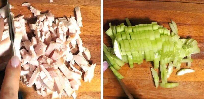 Салат сыр с чесноком и яйцом