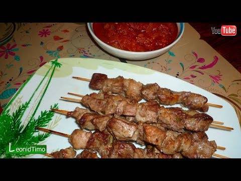 Шашлык в банке в духовке