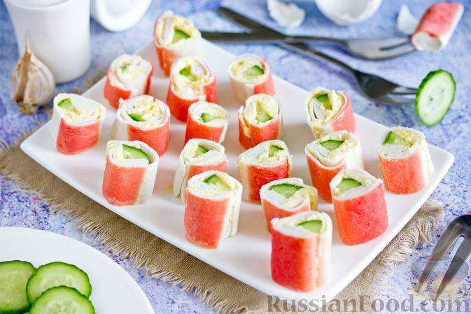 Фаршированные крабовые палочки: 6 рецептов начинки для фаршировки