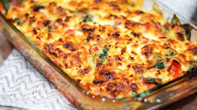 Запеканка из баклажанов с мясом в духовке