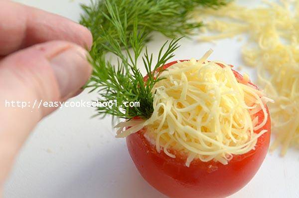 Закуска с помидорами на праздничный стол