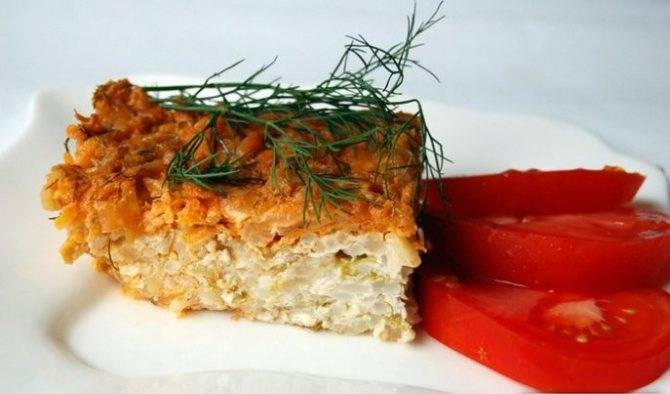 Рисовая запеканка с яблоками в мультиварке