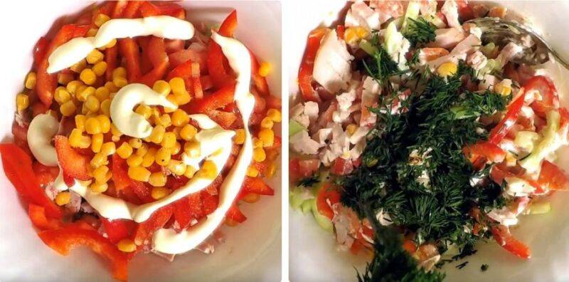 Салат сыр с чесноком и яйцом